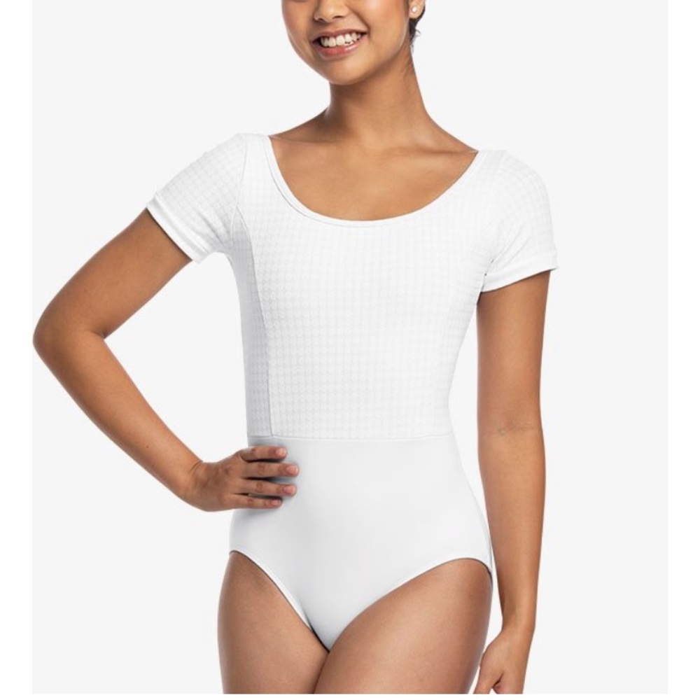 Ansliewear “Daria” Lace Short Sleeve Leotard - Picture 2 of 4